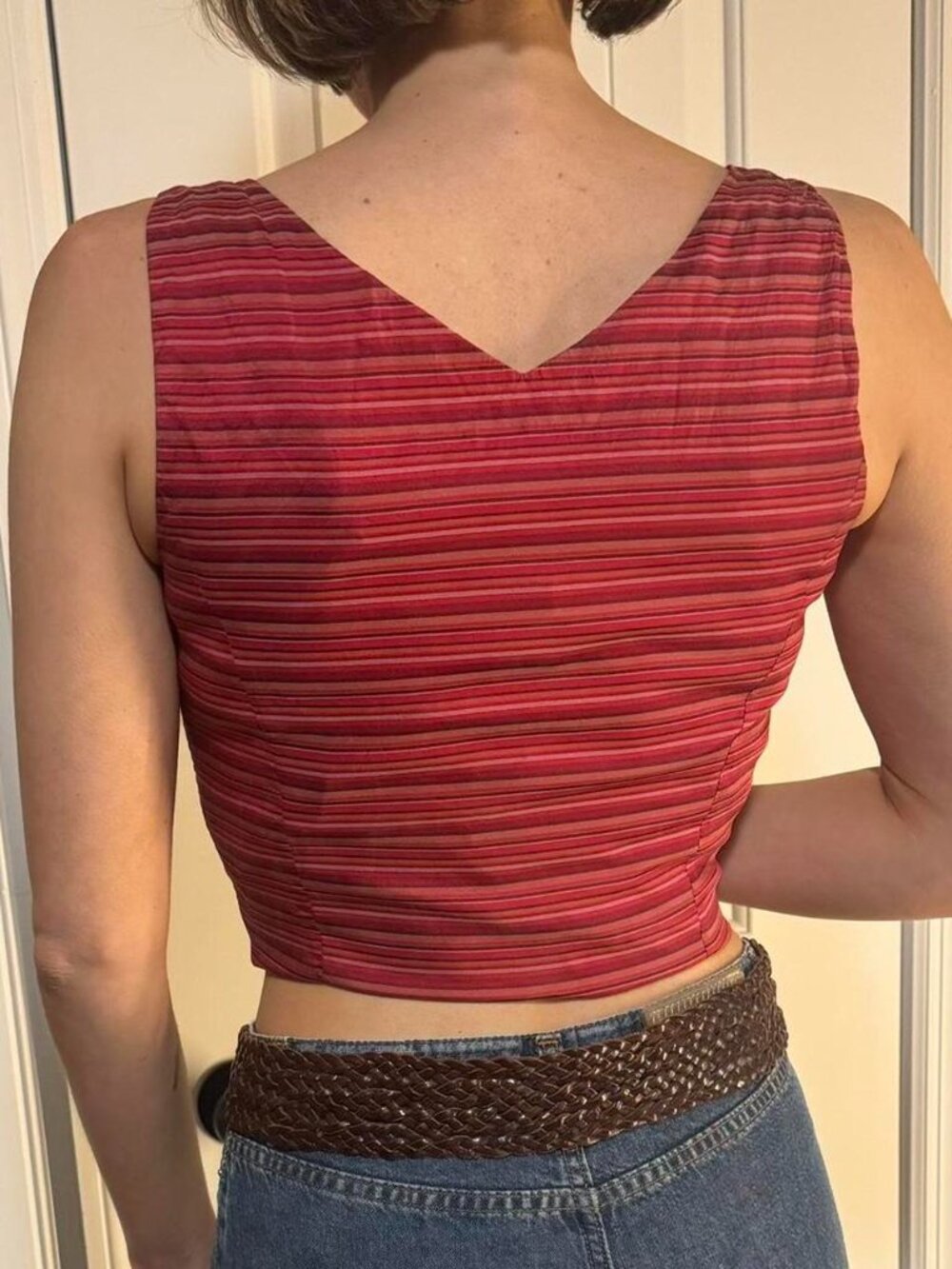Striped Ann Taylor Vintage Tank Top 🌟 - Picture 3 of 4